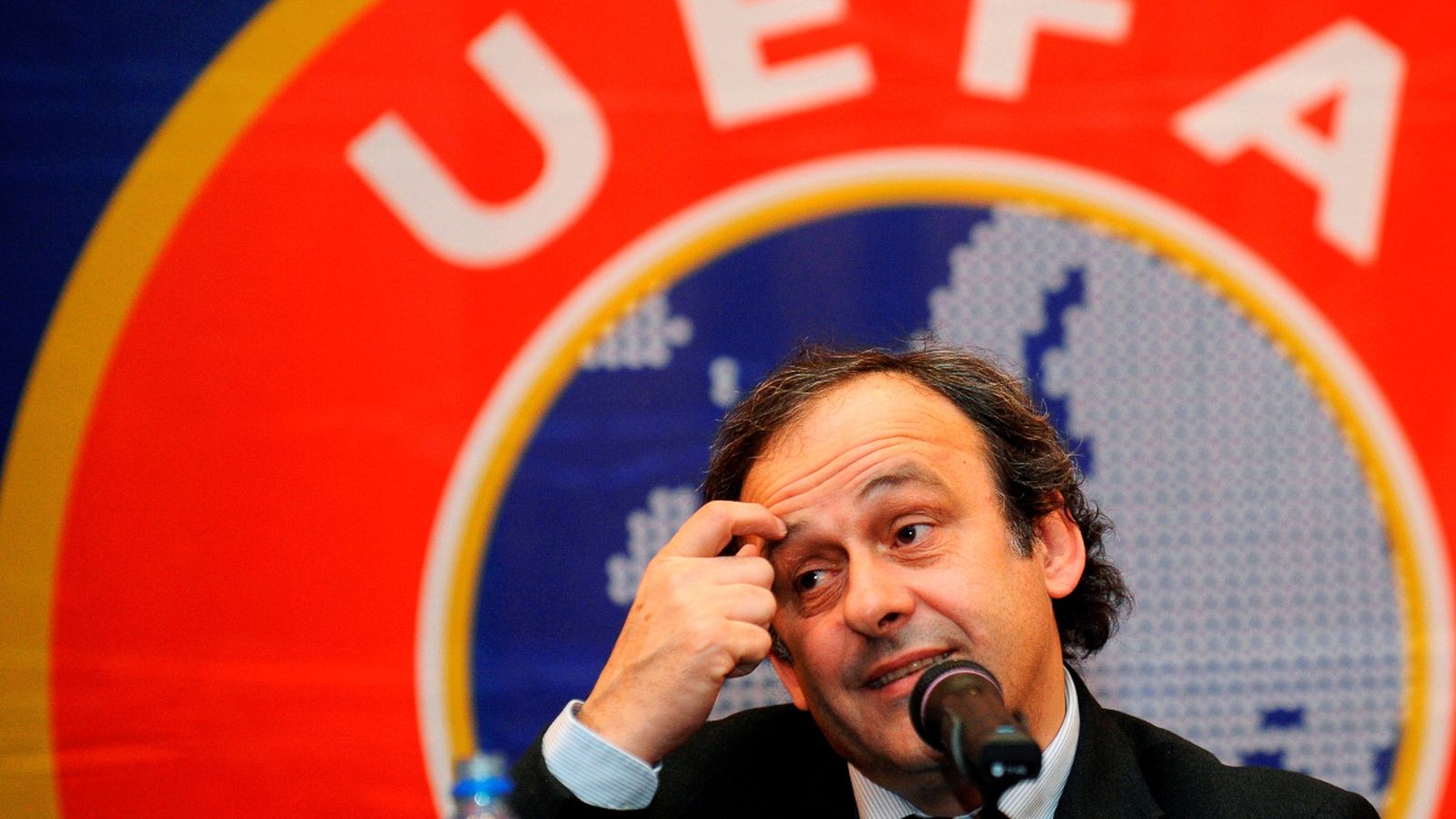 Imatge d'arxiu de l'expresident de la UEFA