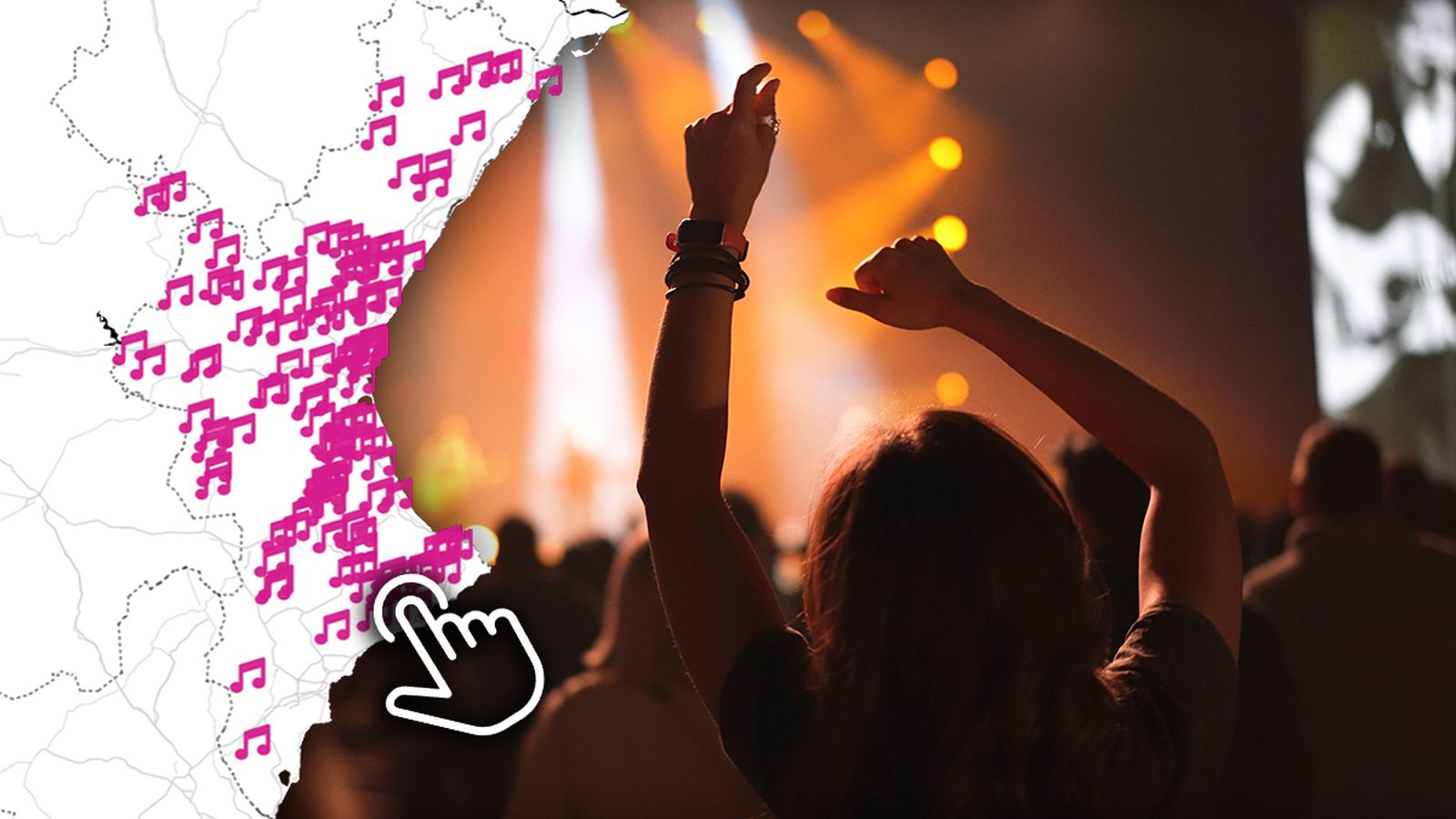 Més de cent cites musicals per a este agost en el mapa interactiu