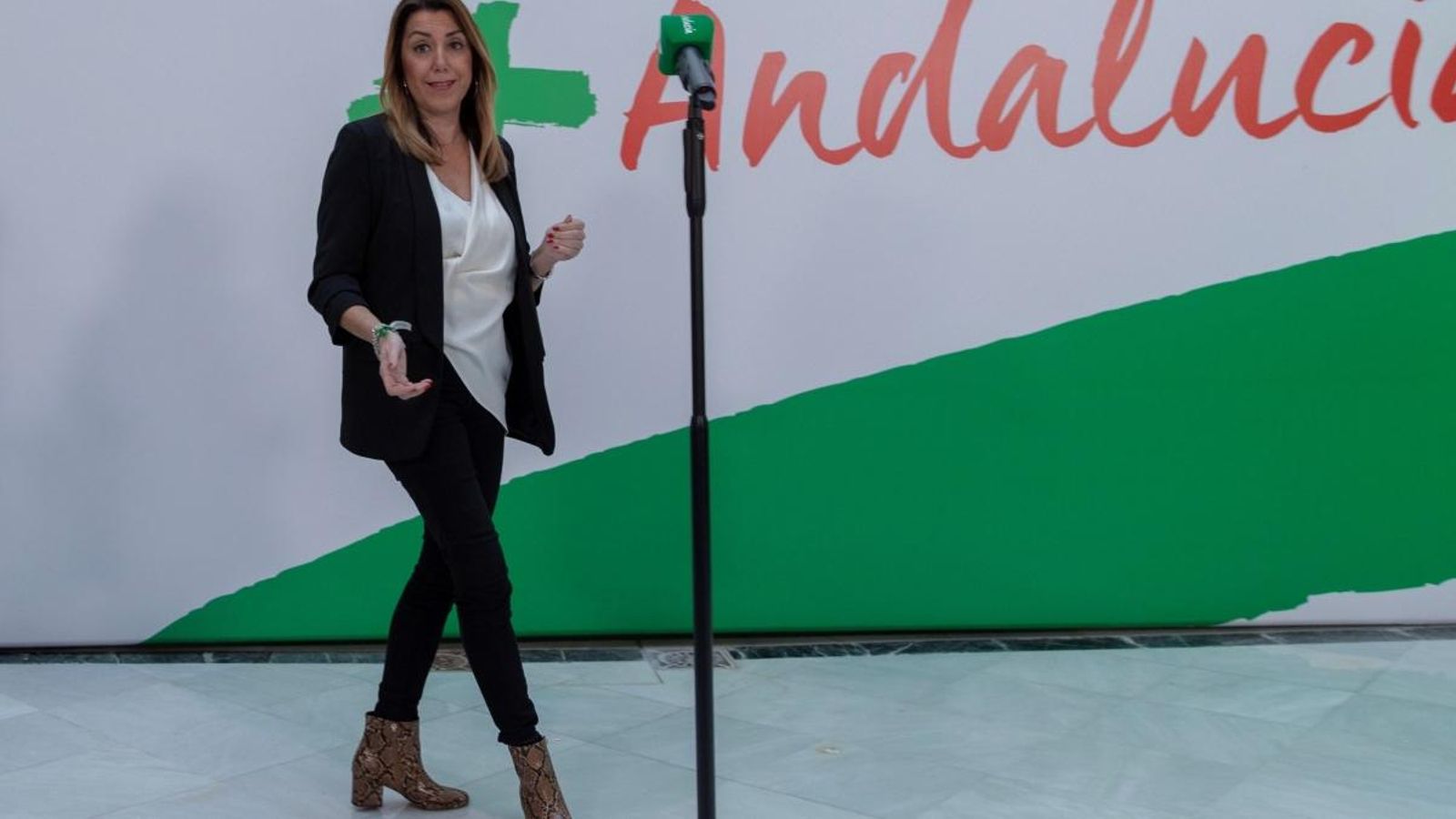 La presidenta en funcions de la Junta d'Andalusia, Susana Díaz La presidenta en funcions de la Junta d'Andalusia, Susana Díaz
