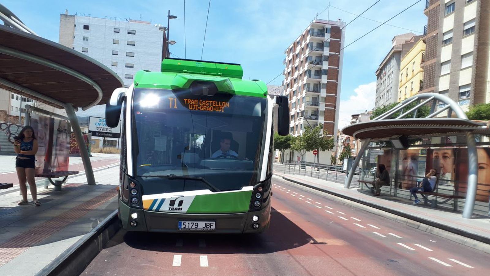 El TRAM actualment només funciona entre la universitat i el Grau de Castelló