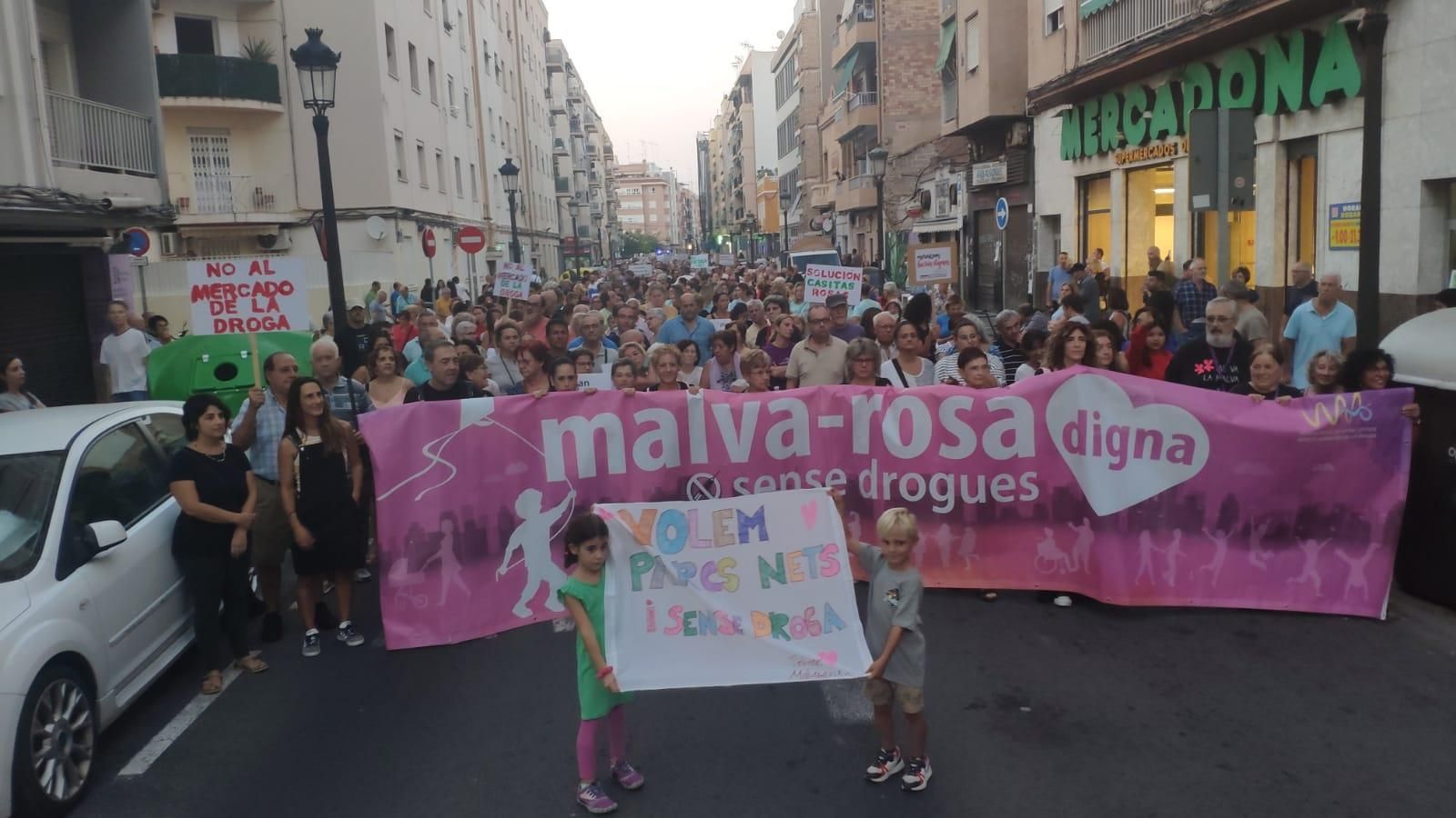 Manifestació Malva- rosa