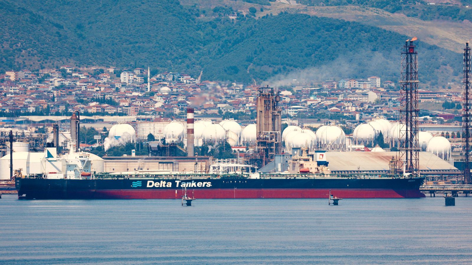 El vaixell bombardejat, a una image d'arxiu