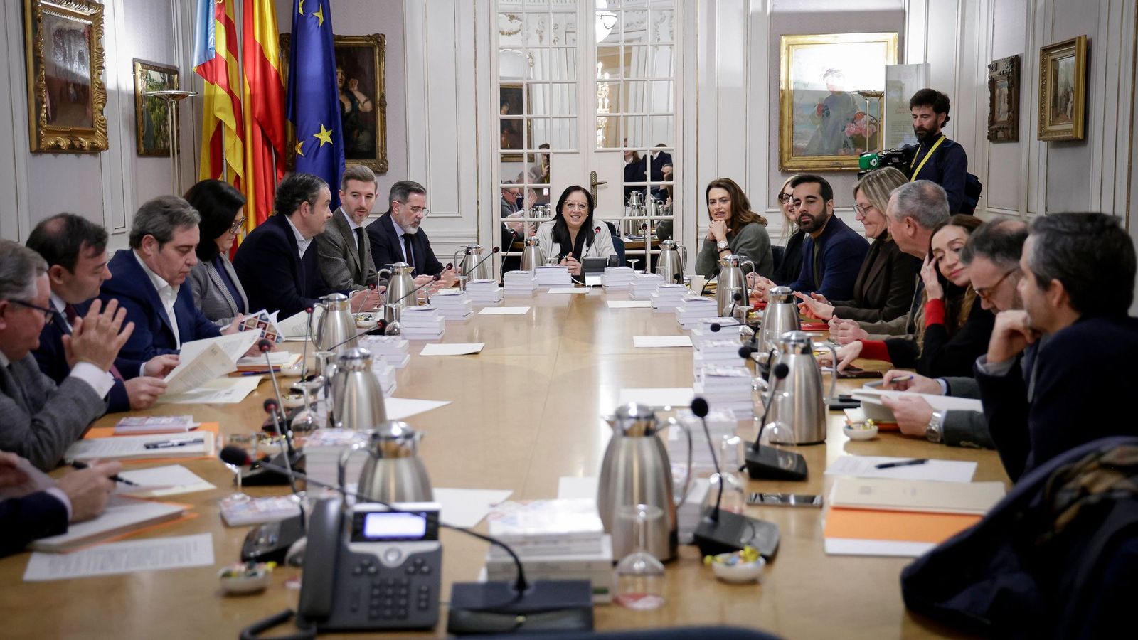 Imatge d'arxiu de l'última junta de síndics a les Corts