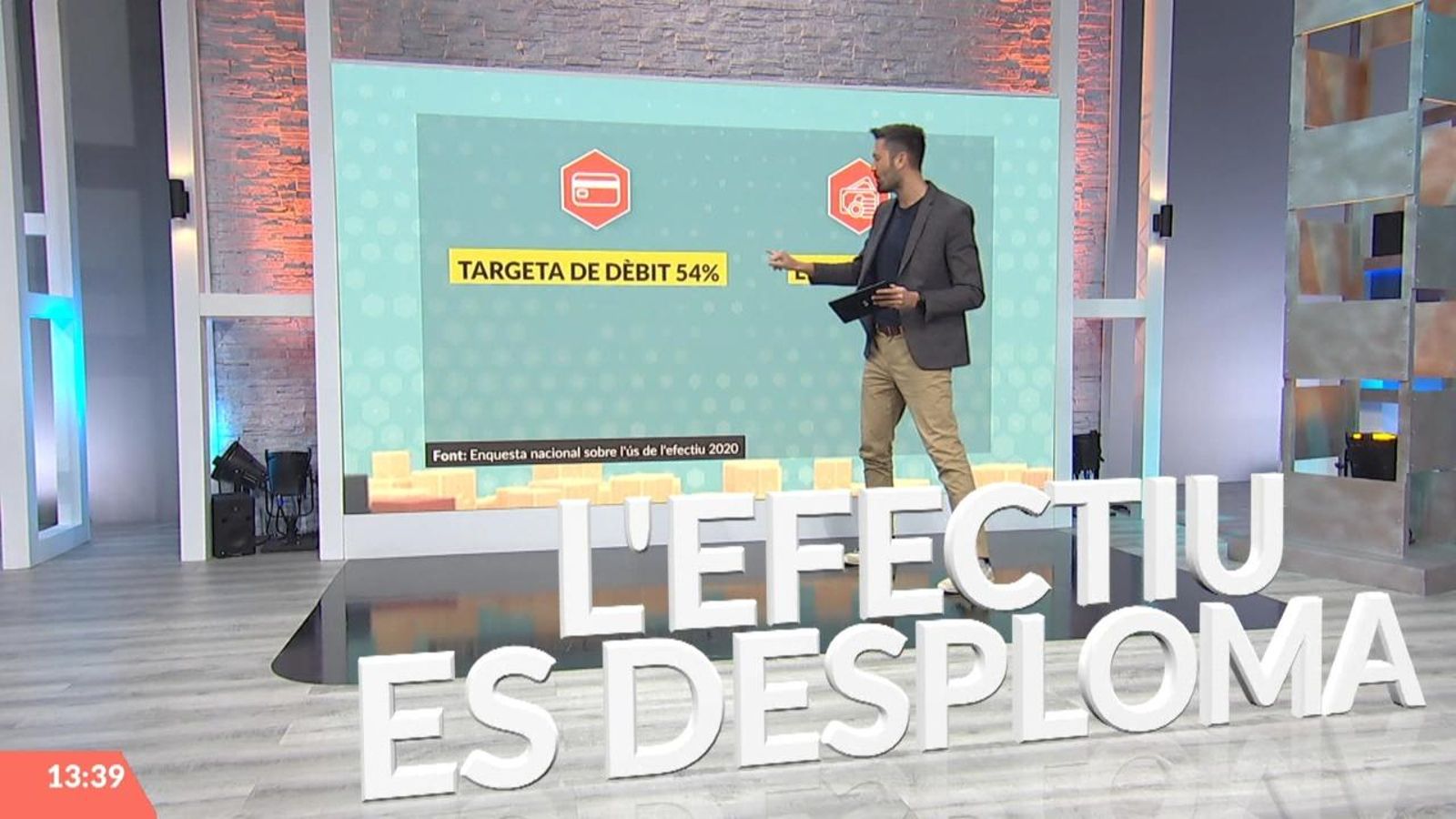 L'efectiu es desploma