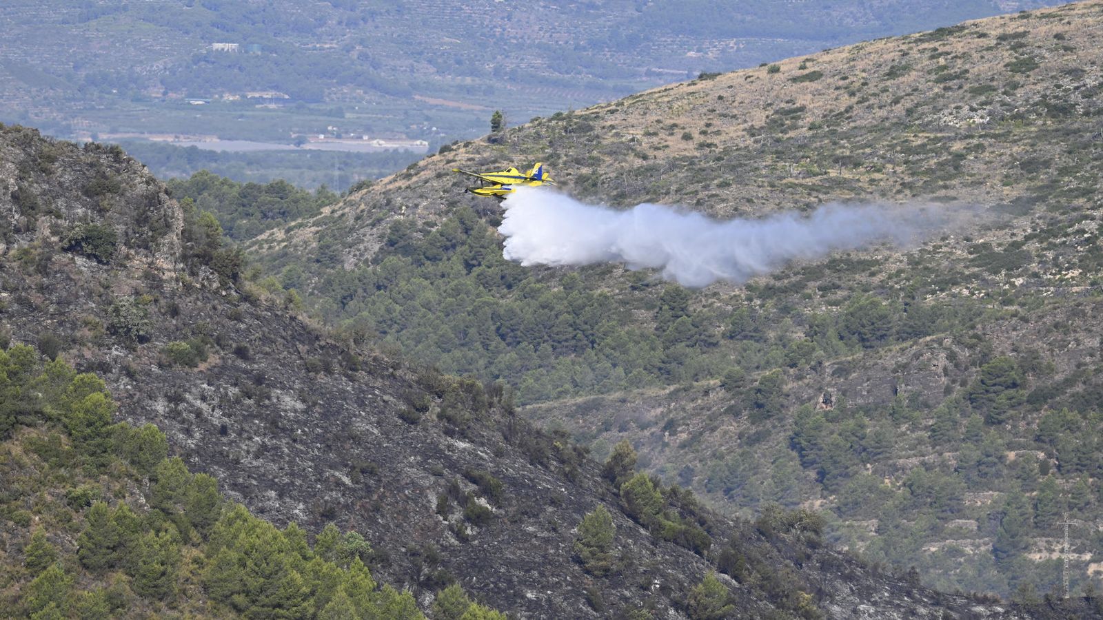 L'empremta de l'incendi una setmana després