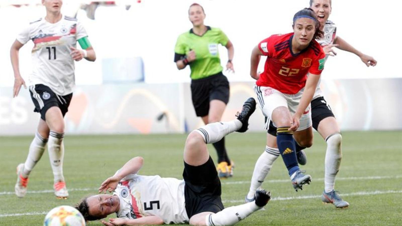 Espanya no doblega Alemanya