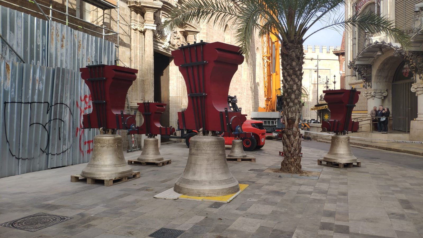 Les campanes restaurades, aquest matí a València