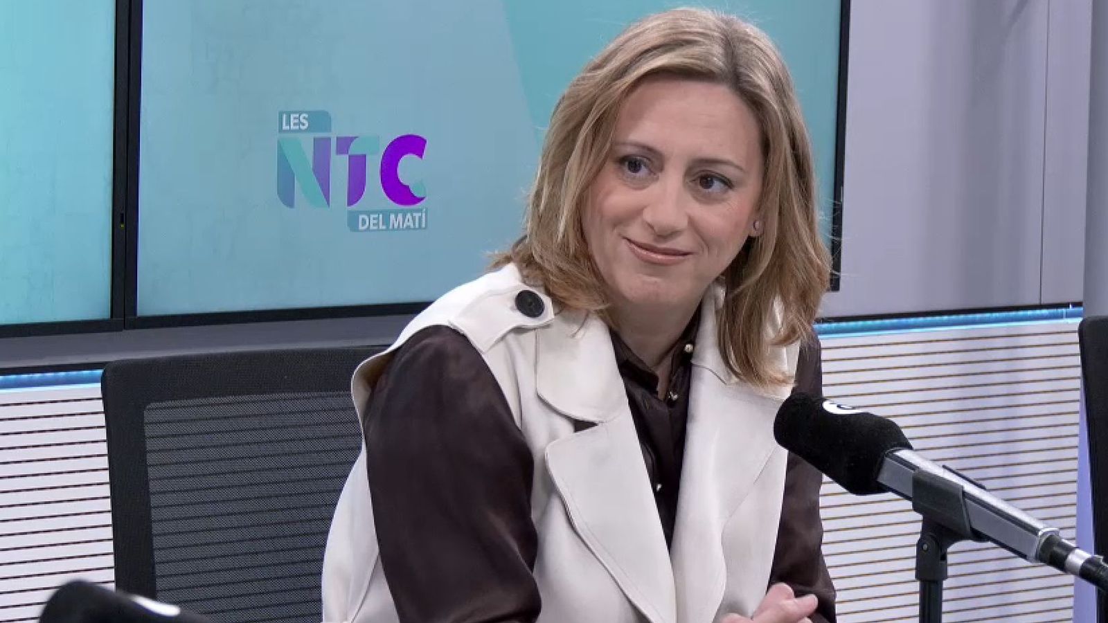 Laura Chuliá en la intervenció en 'Les notícies del matí'