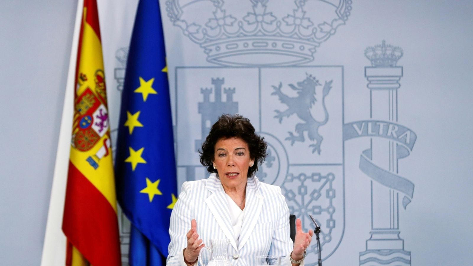 La ministra portaveu del govern espanyol, Isabel Celaá