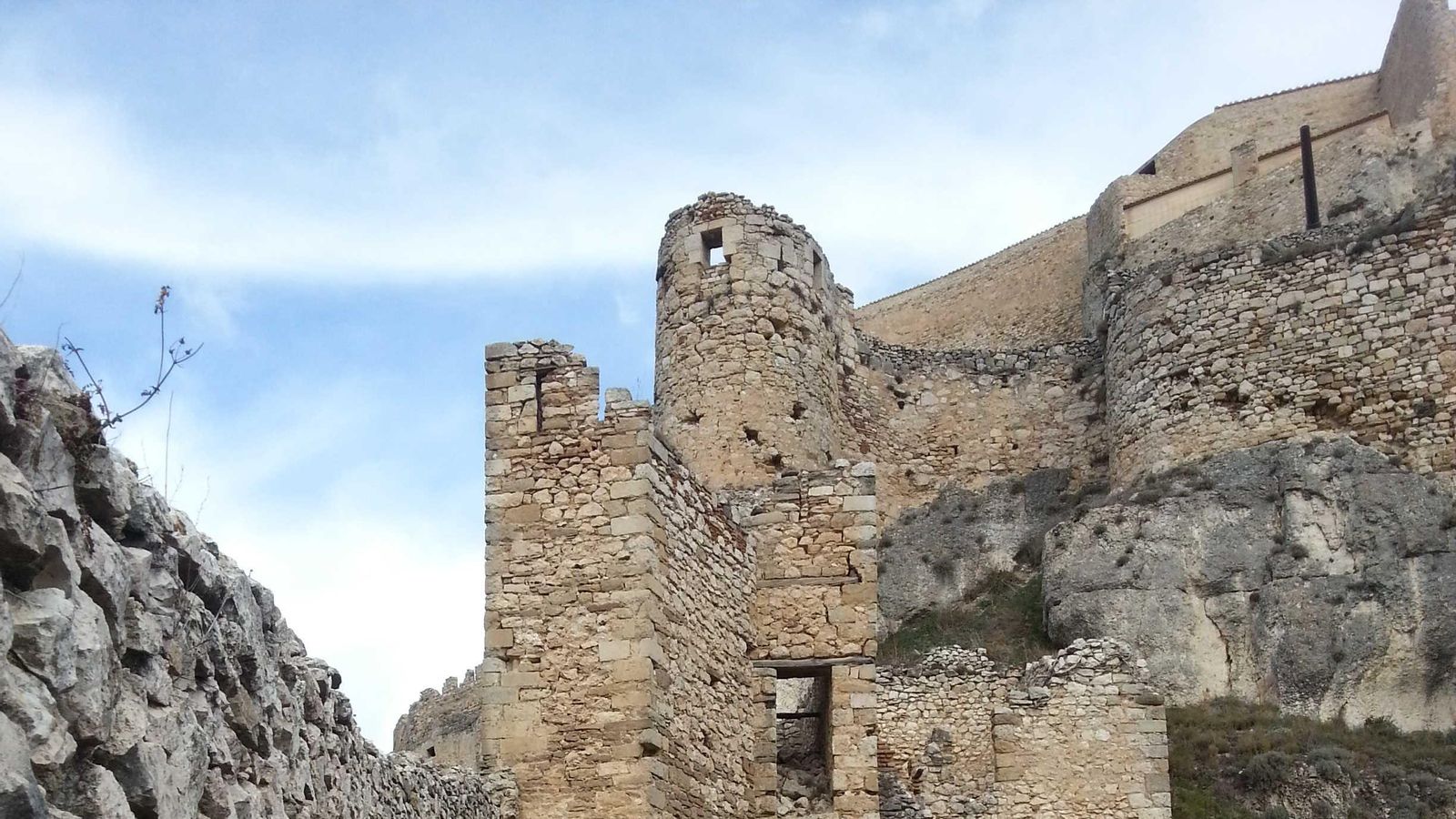 El castell de Morella abans de la restauració