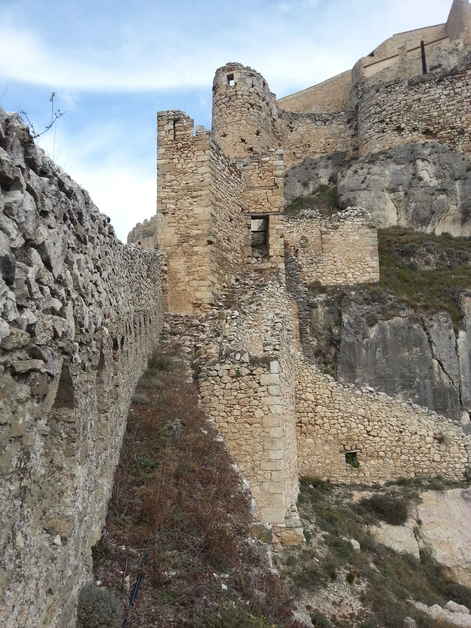 El castell de Morella abans de la restauració