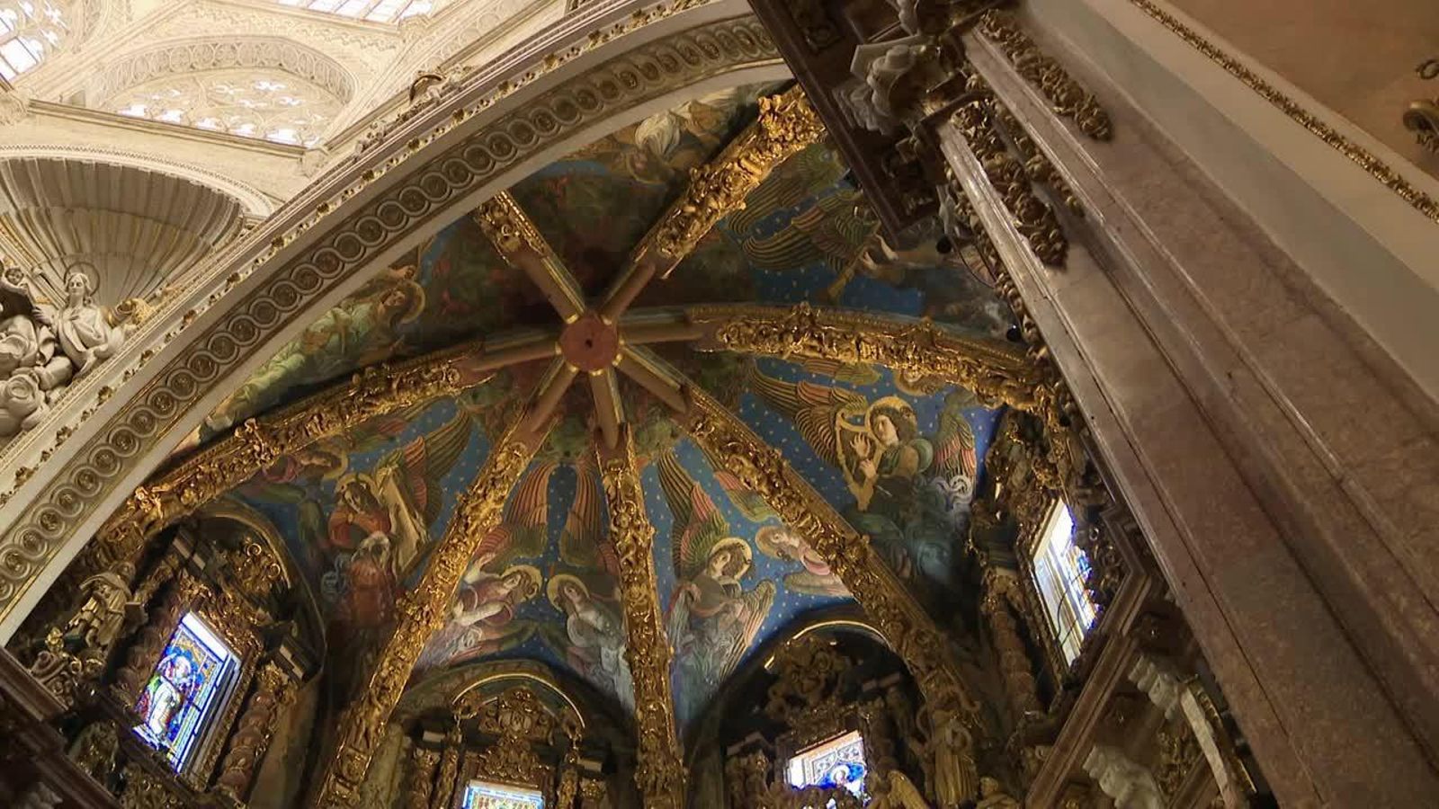 Imatge d'arxiu dels frescos de la catedral