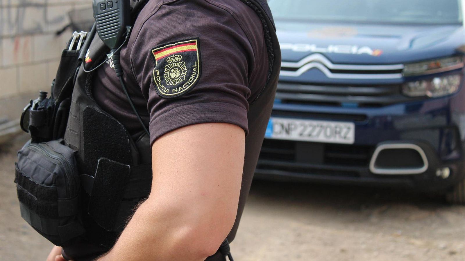 Imatge d'arxiu d'un agent de la Policia Nacional