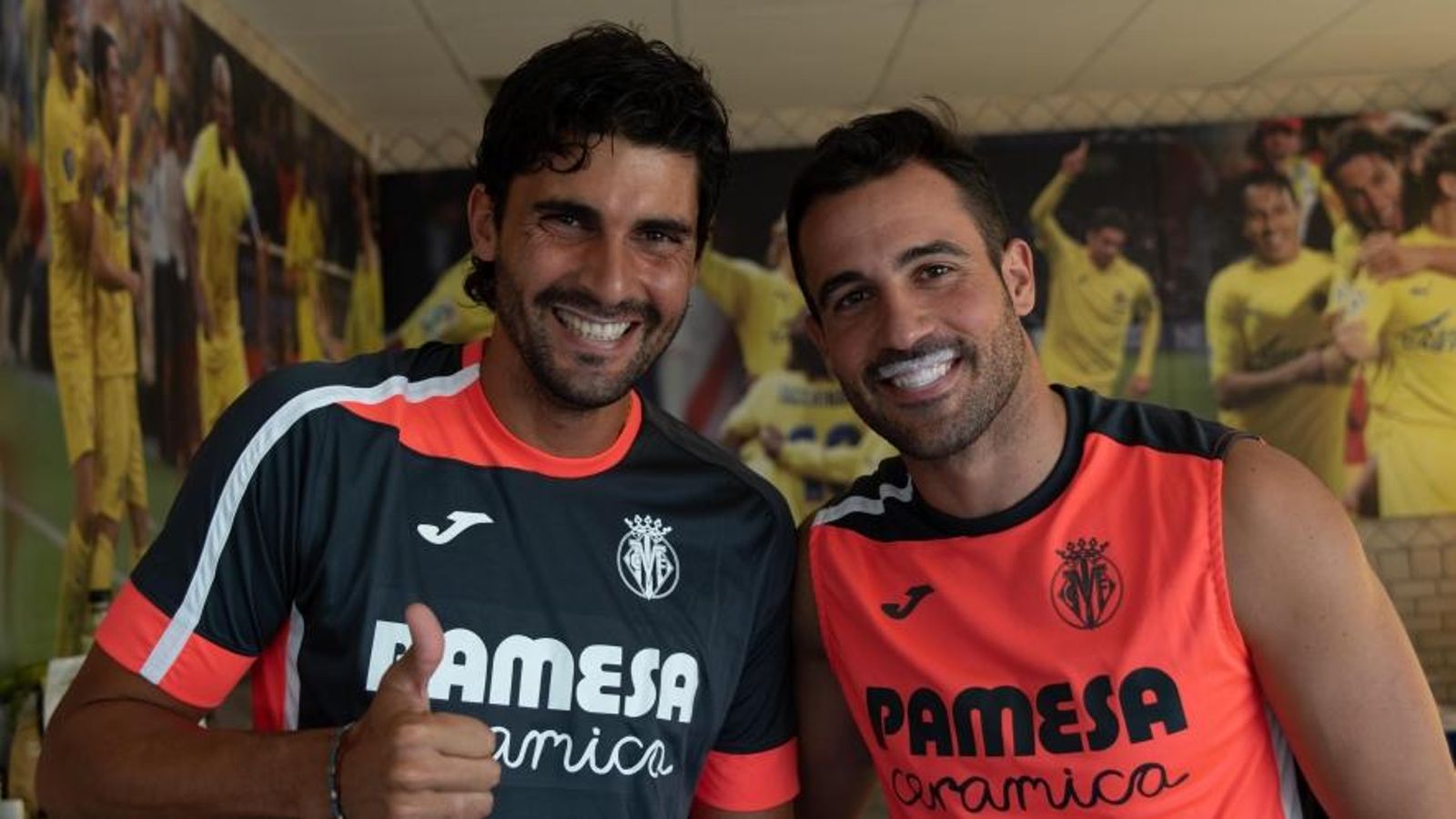 Mariano Barbosa i Mario Gaspar promocionen la campanya solidària