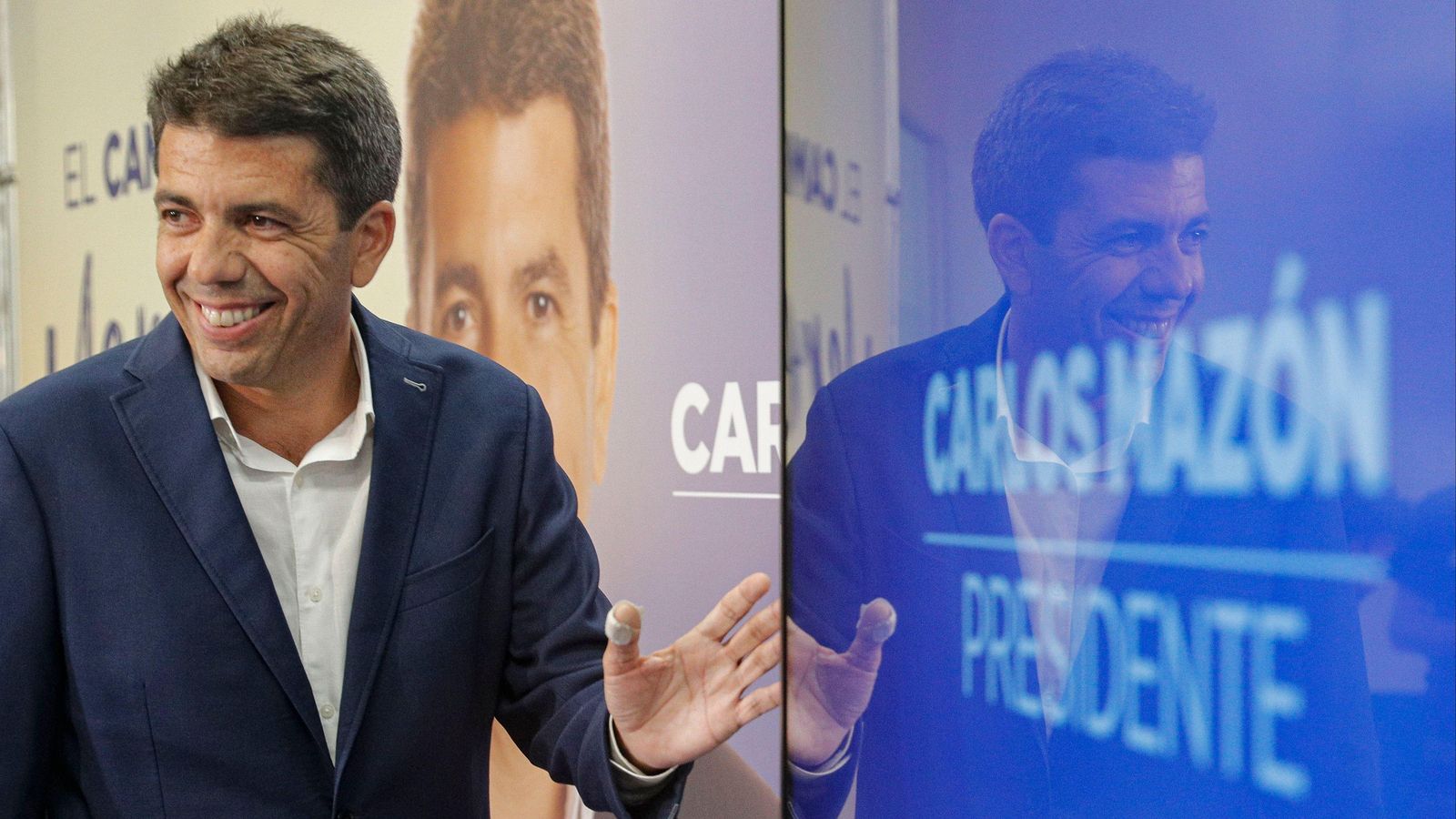 Imatge d'arxiu del president del PPCV, Carlos Mazón