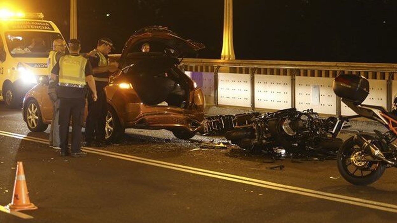 L'accident mortal va tindre lloc cap a les set i mitja de la vesprada en un tram de la N-325