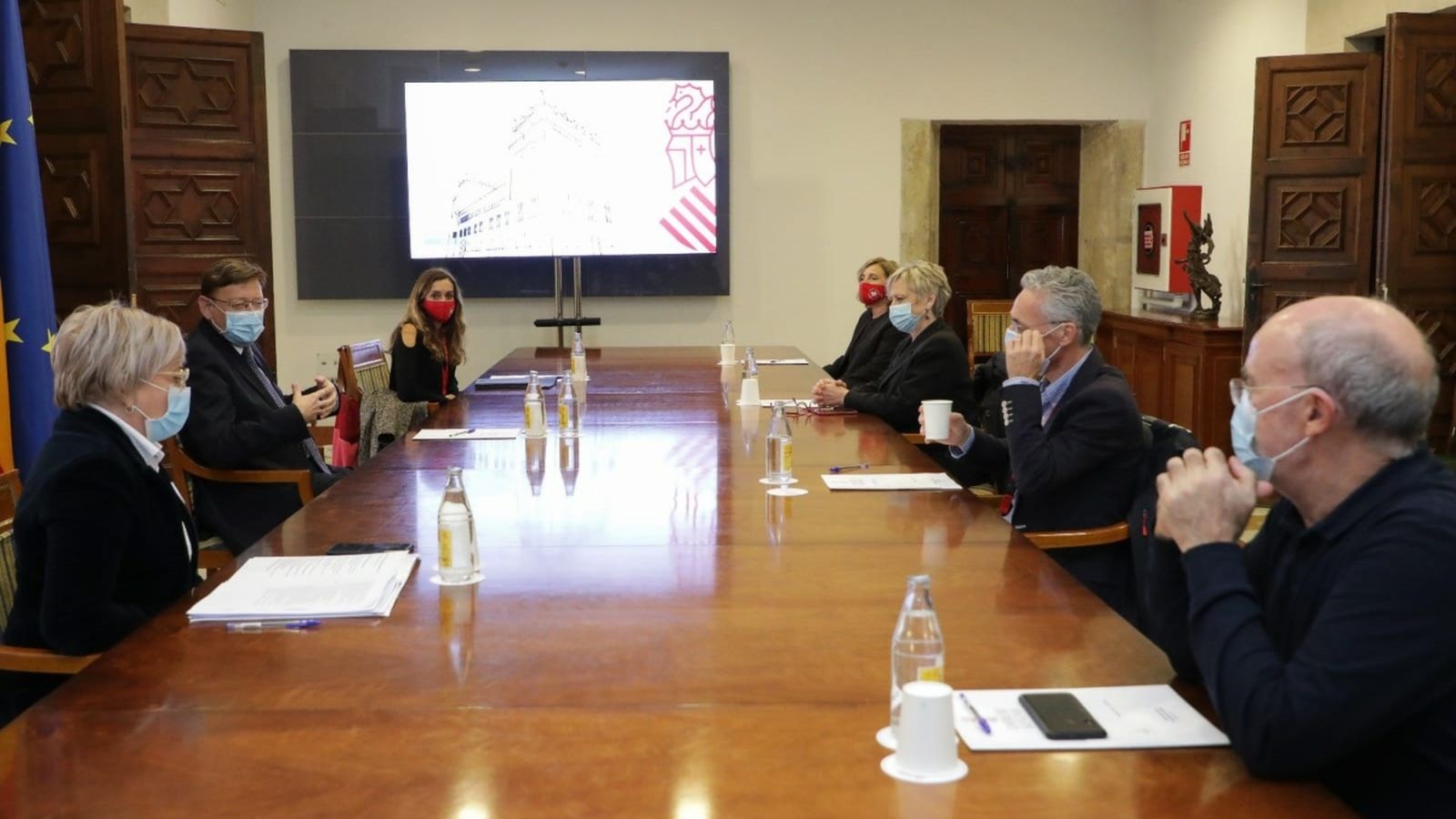 Reunió de la comissió de vacunació de la Comunitat Valenciana, aquest dimecres