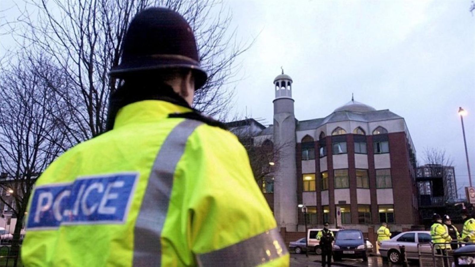 Policia britànic en acte de servei