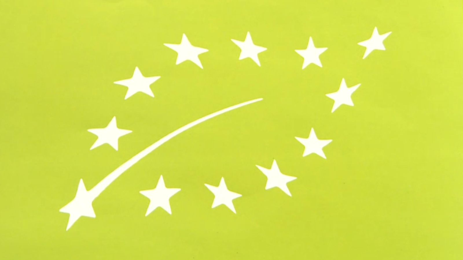 Logotip oficial de la UE que certifica la procedència ecològica