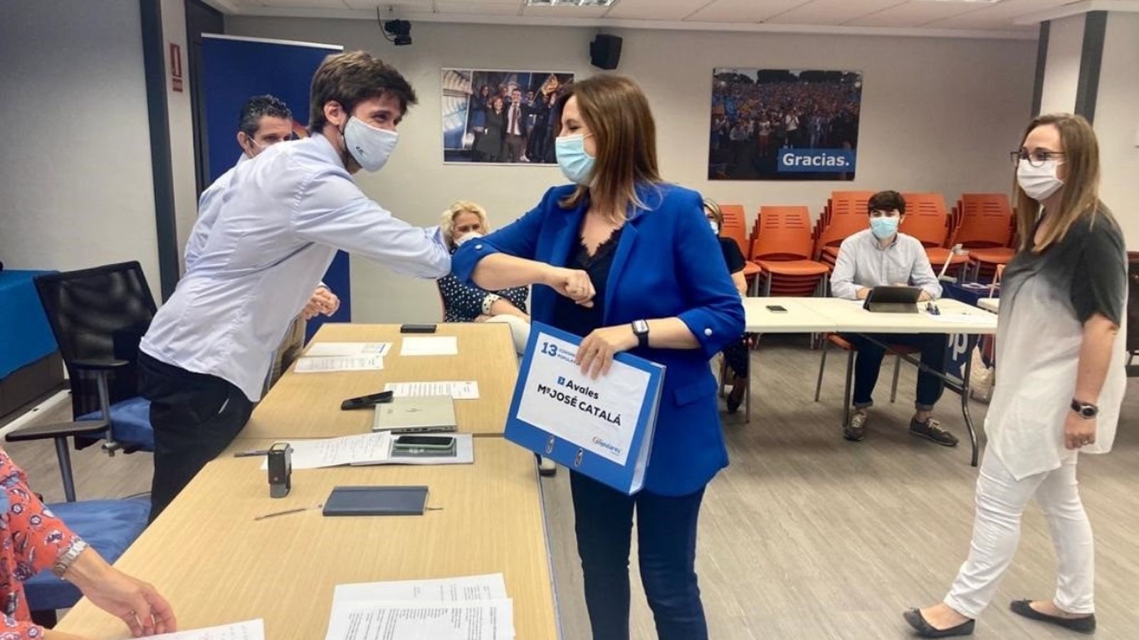 La portaveu del PP a l'Ajuntament de València, María José Català, va presentar més de 600 avals