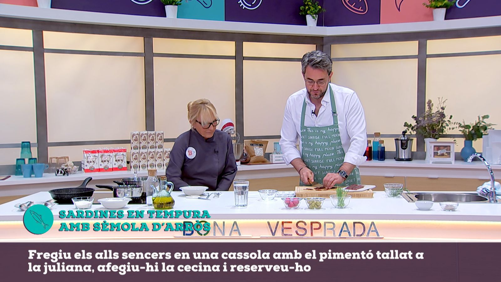 25.03.2021 | Cuinem sardines en tempura amb sémola d'arròs