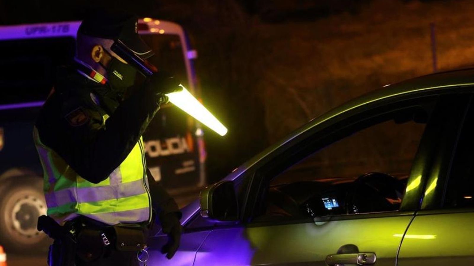 Control policial després de l'entrada en vigor de les mesures restrictives