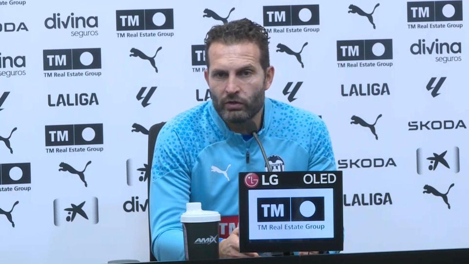 El tècnic del València, Rubén Baraja