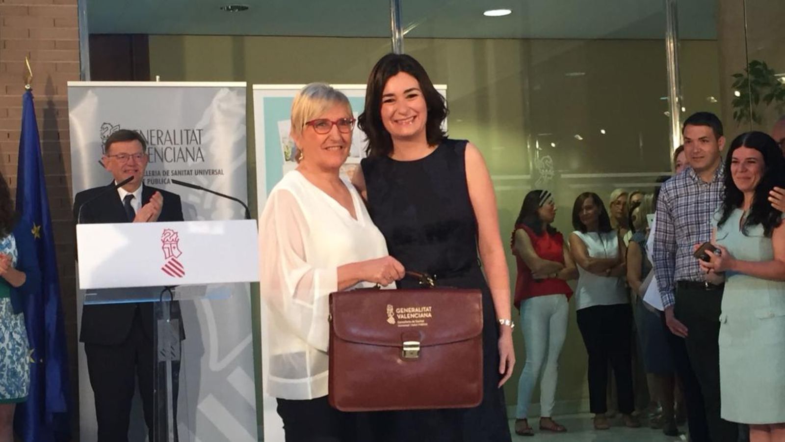 Ana Barceló rep les competències de la cartera de mans de la seua antecessora, Carmen Montón