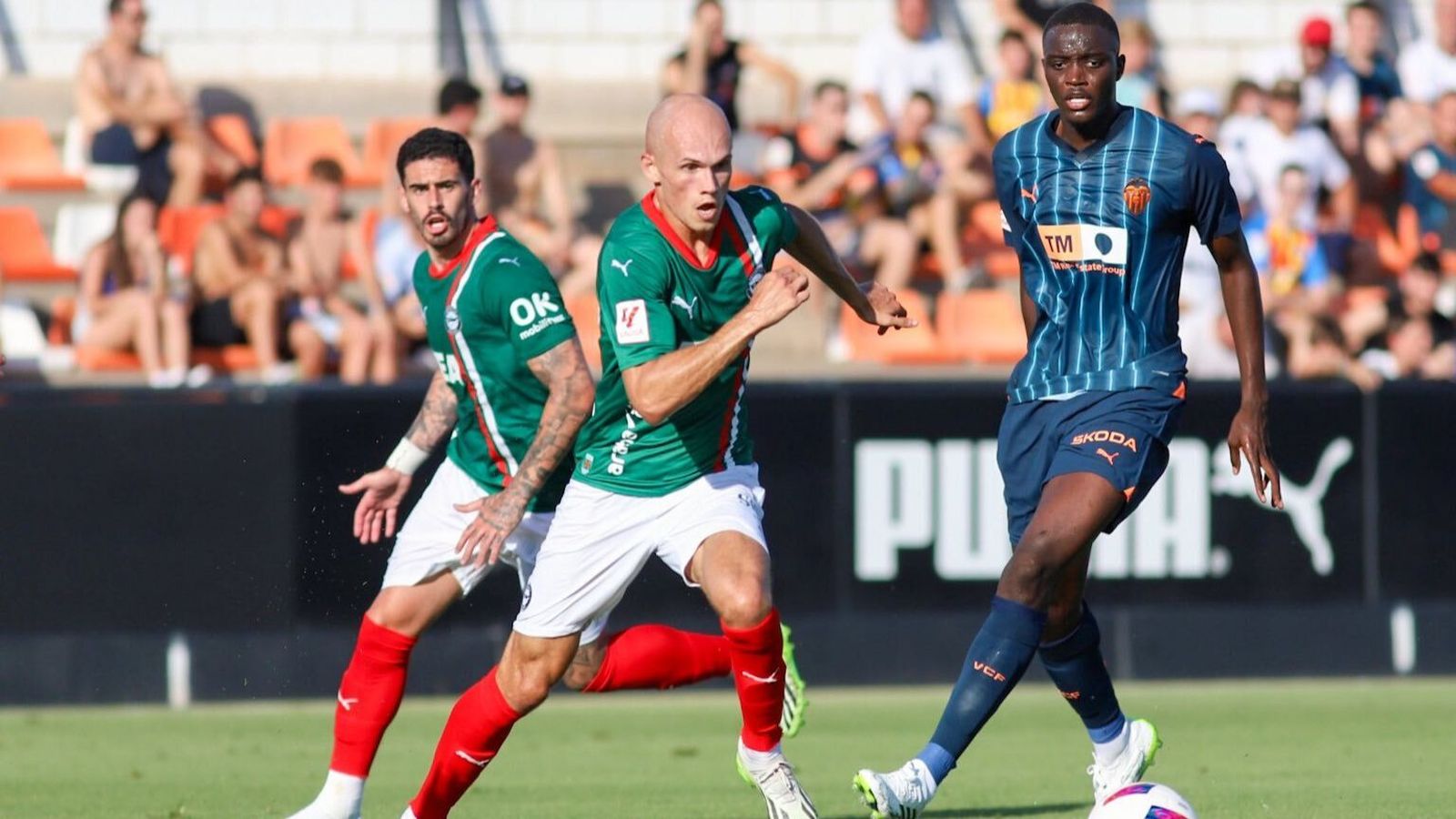 Diakhaby, en una acció del partit