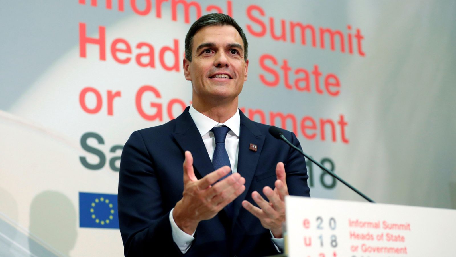 Pedro Sánchez compareix en roda de premsa a Salzburg