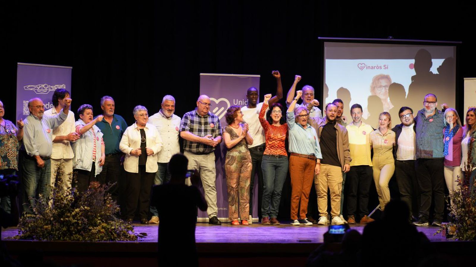 Acte d'Unides Podem-Esquerra Unida celebrat a Vinaròs