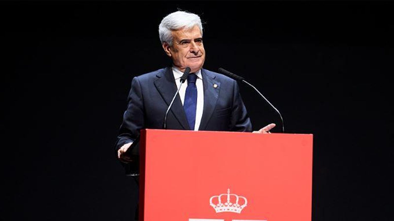 Pedro Rocha, que va ocupar la presidència de la RFEF després de la dimissió de Rubiales, en una imatge d'arxiu