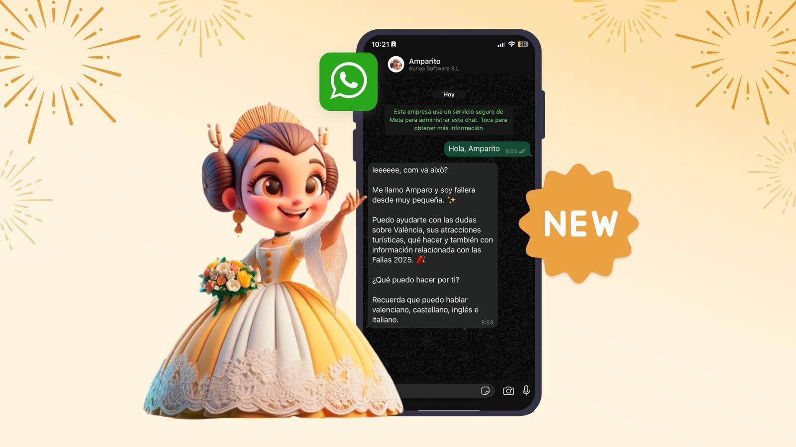 Amparito torna millorada per a continuar acostant les Falles a tothom