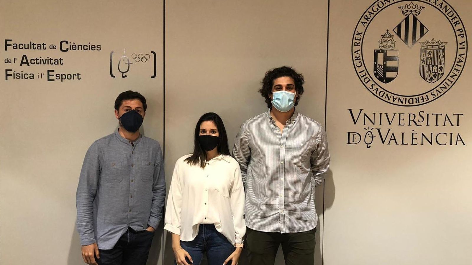 Els investigadors de l’UV Paloma Escamilla, Mario Alguacil i Samuel López