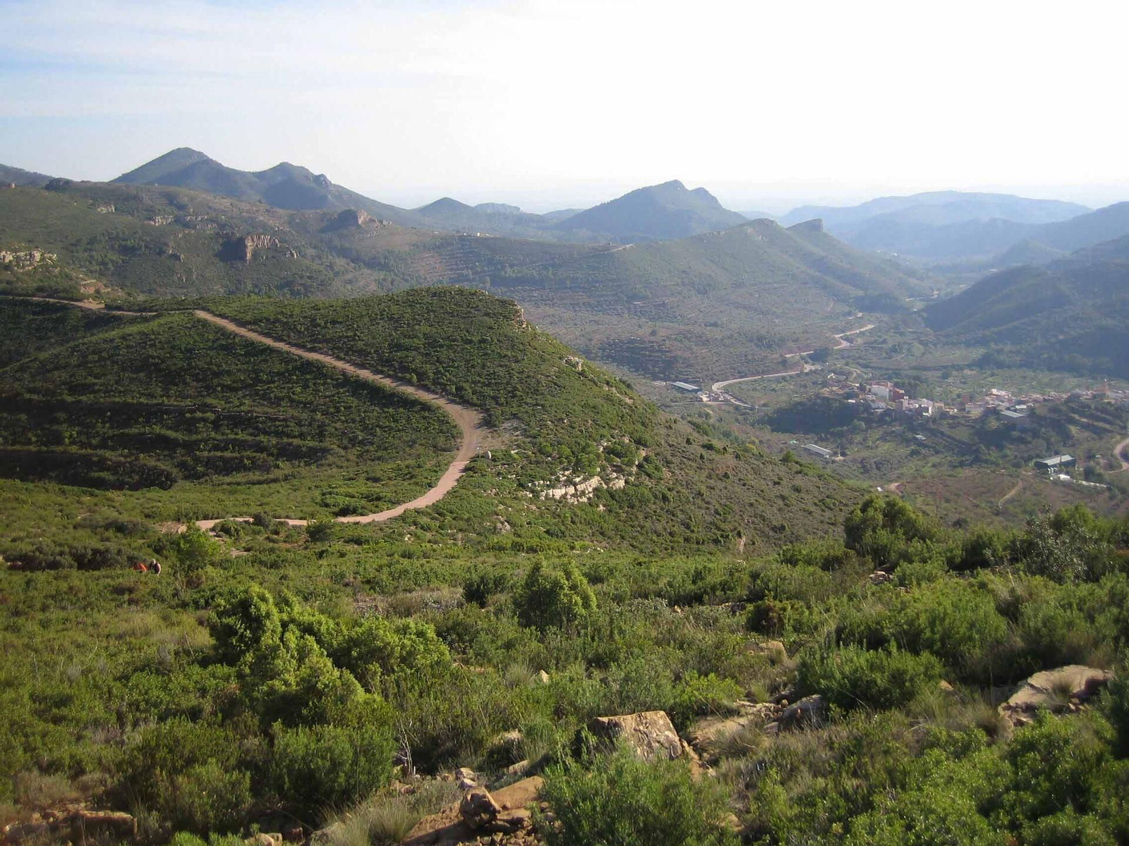 Entorn natural de Gàtova en plena serra Calderona