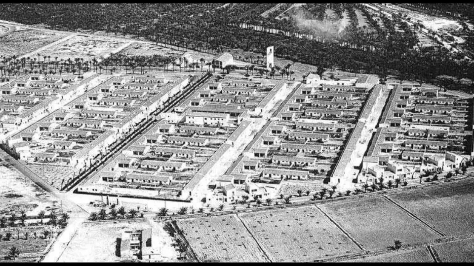 Imatge aèria del camp de concentració d'Albatera