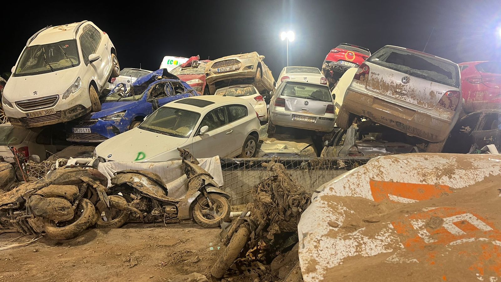 La destrucció causada per la dana, en una imatge d'arxiu