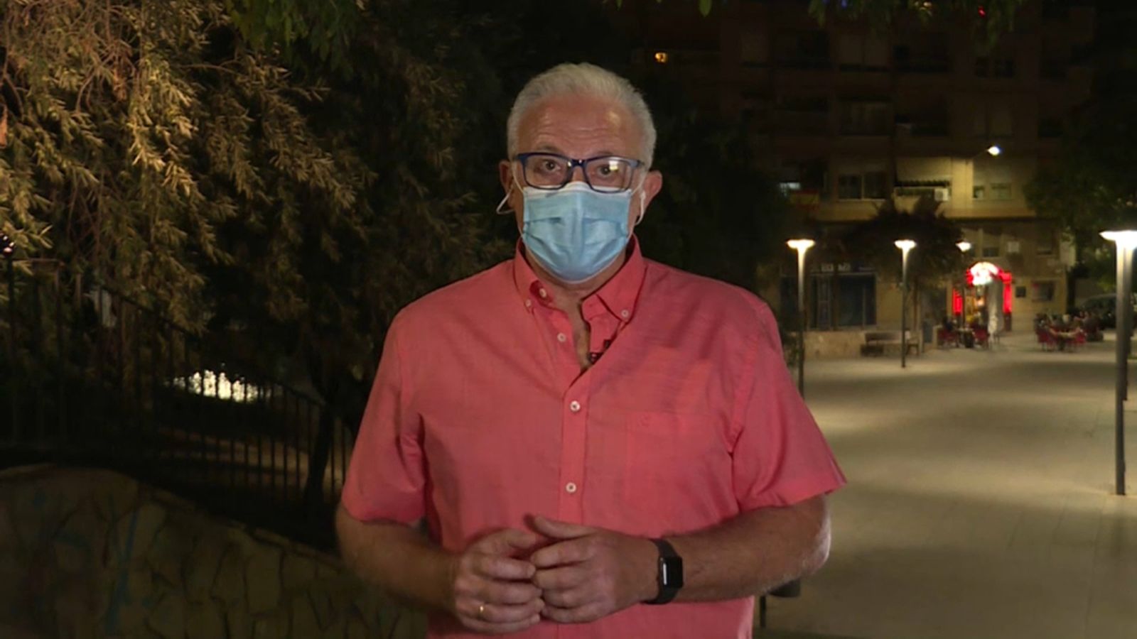 El vicepresident de la Societat Valenciana de Medicina Familiar, Javier Blanquer, durant la seua intervenció en À Punt