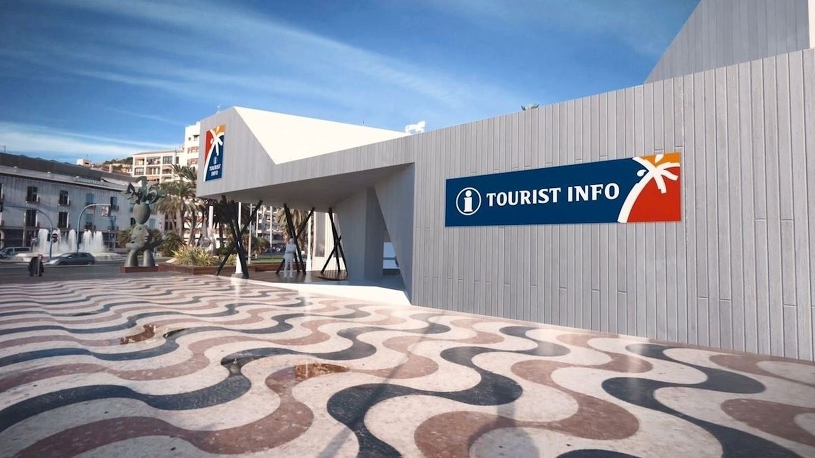 Oficina 'Tourist Info' en la plaça del Port d'Alacant
