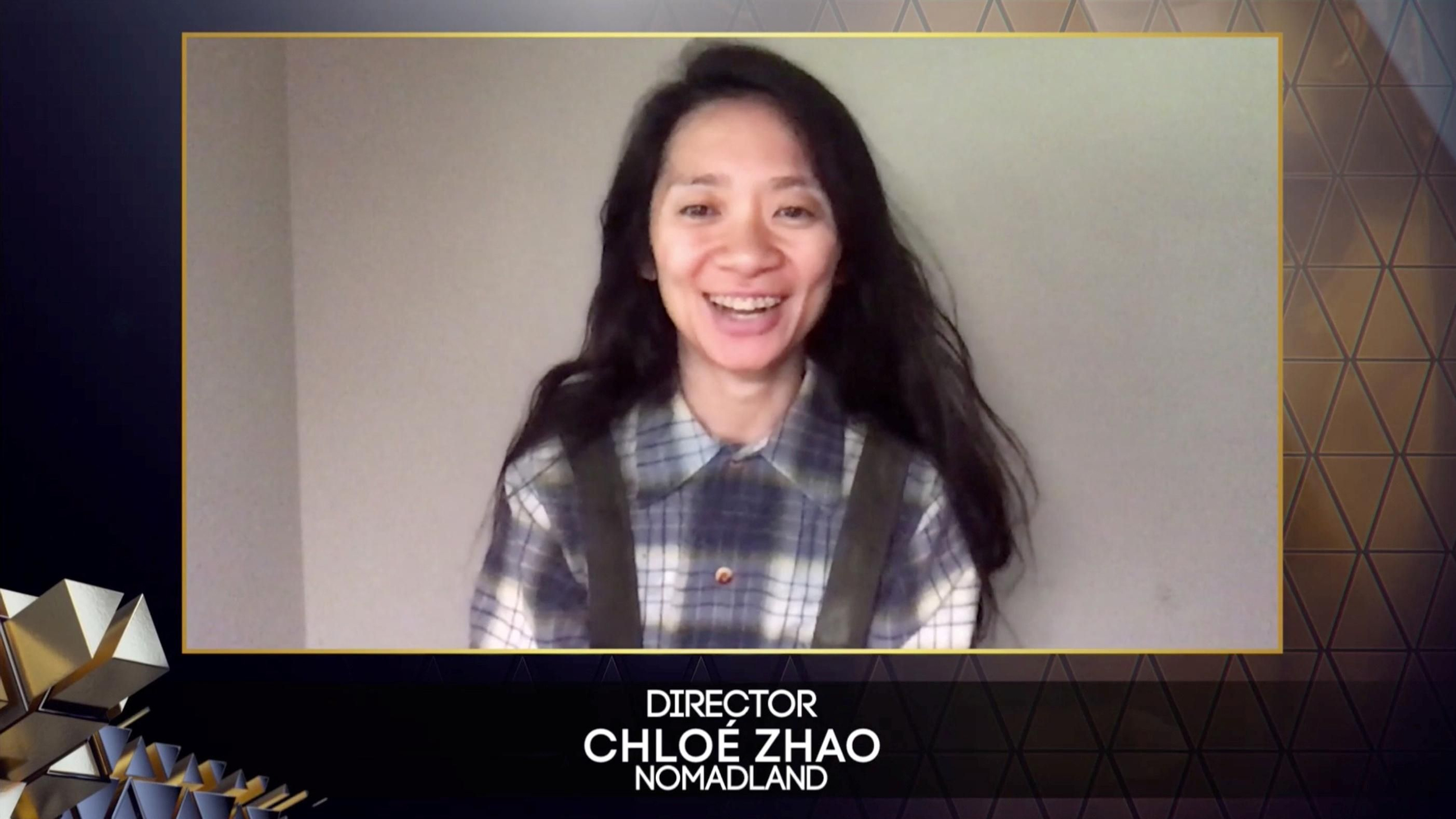 Chloe Zhao rep el Bafta a millor direcció per "Nomadland"