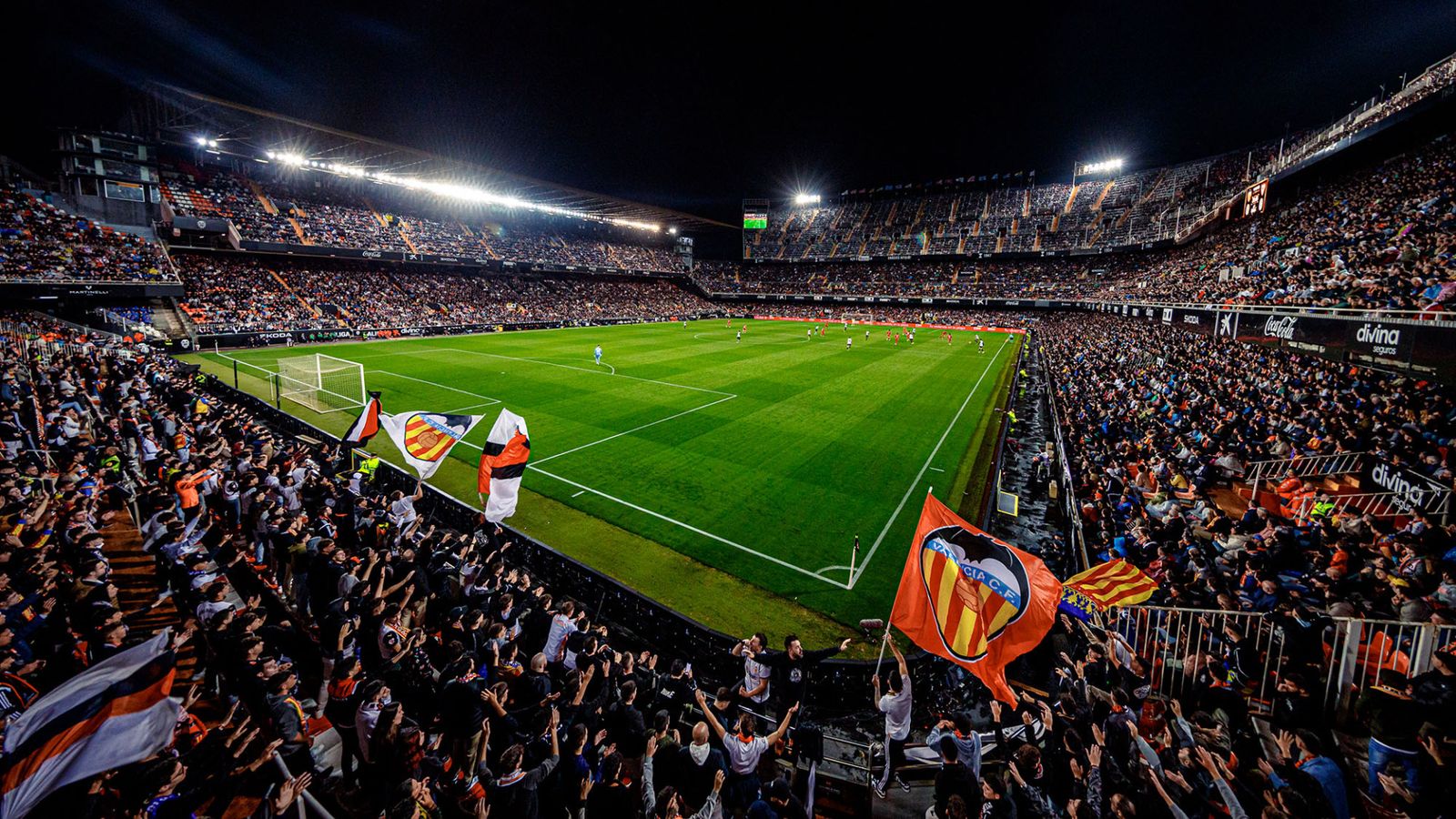 Imatge de l'estadi de Mestalla