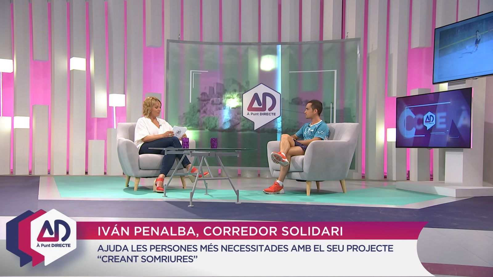 Iván Penalba, corredor solidari