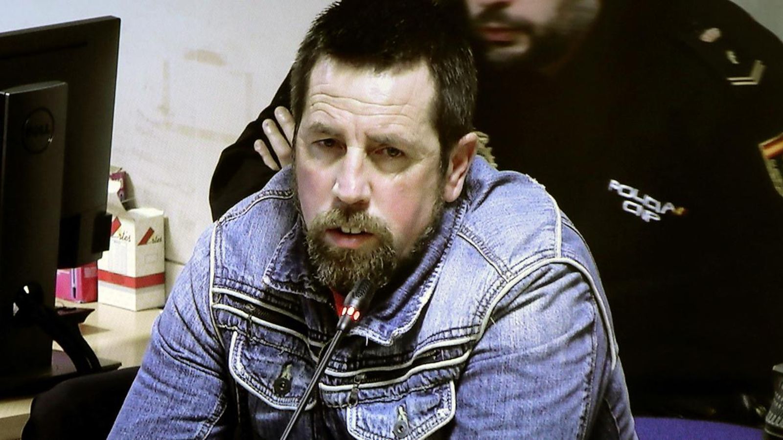 José Enrique Abuín Gey, El Chicle, durant l'última sessió del judici