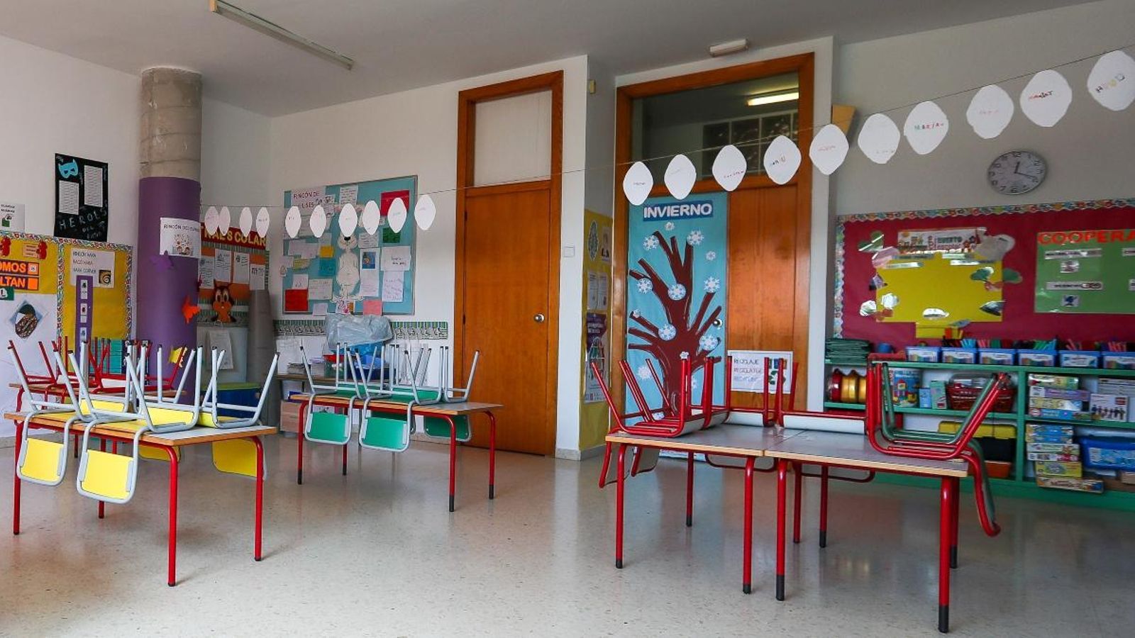 Imatge d'arxiu d'una aula d'infantil