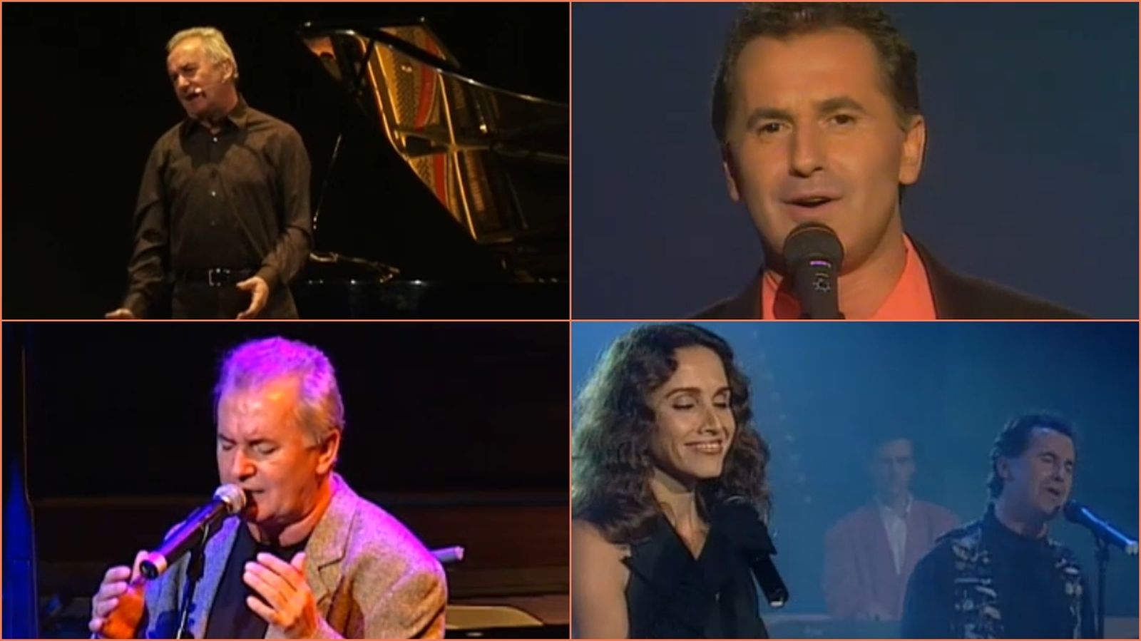 Diferents actuacions de Víctor Manuel