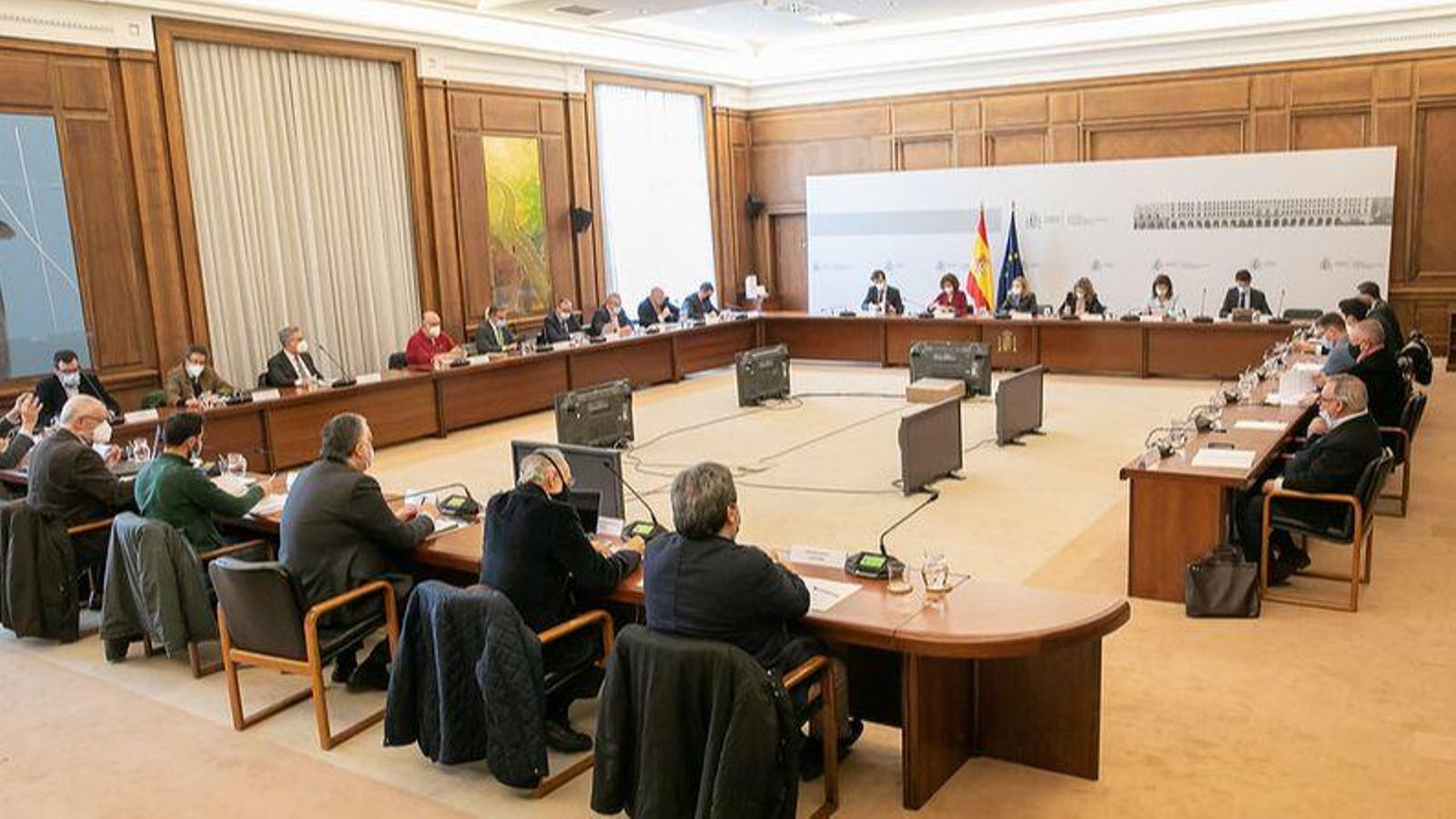 Reunió entre el govern espanyol i el CNTC, aquest dijous