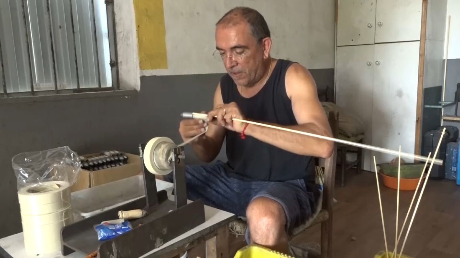 La víctima de l'explosió, en una entrevista recent concedida a À Punt