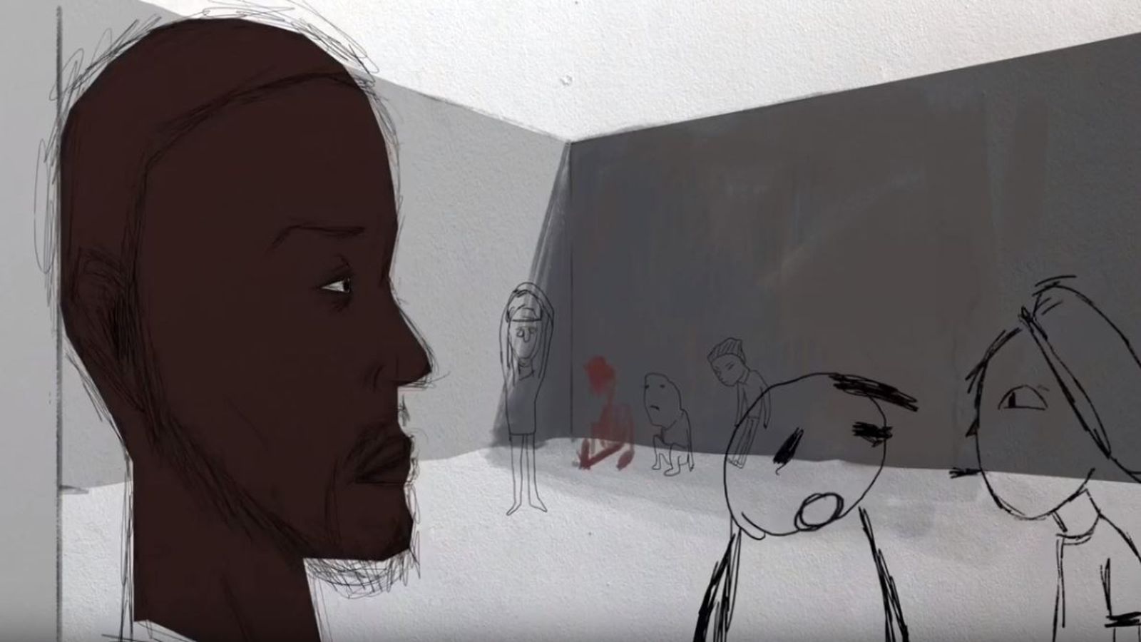 Un dels fotogrames del curtmetratge 'MAKUN (No llores)'