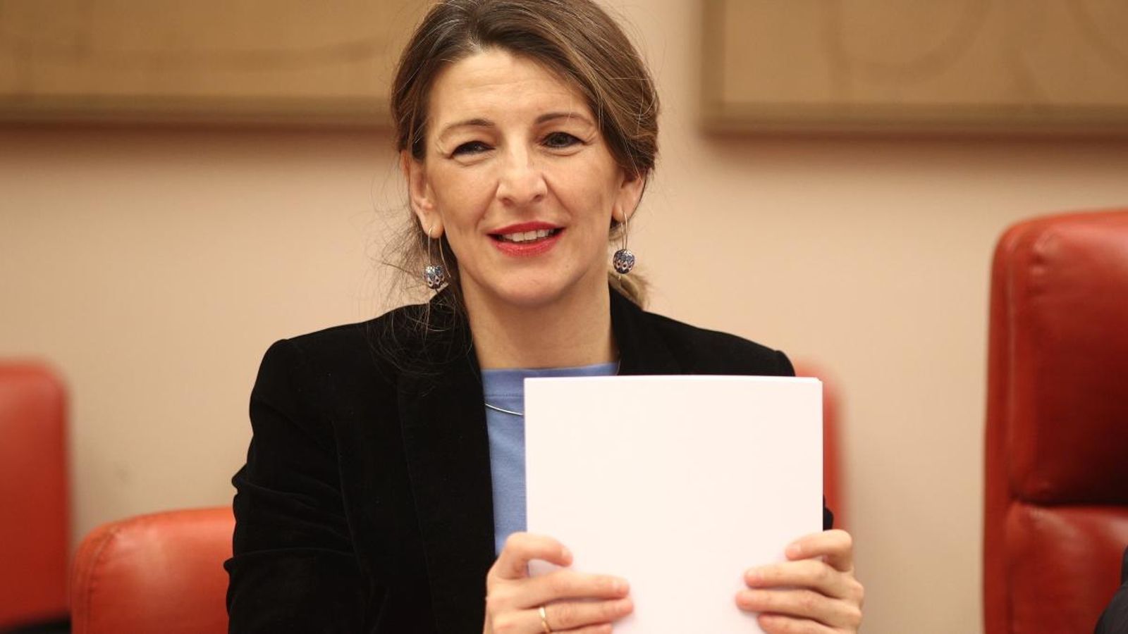 Imatge d'arxiu de la ministra de Treball, Yolanda Díaz.