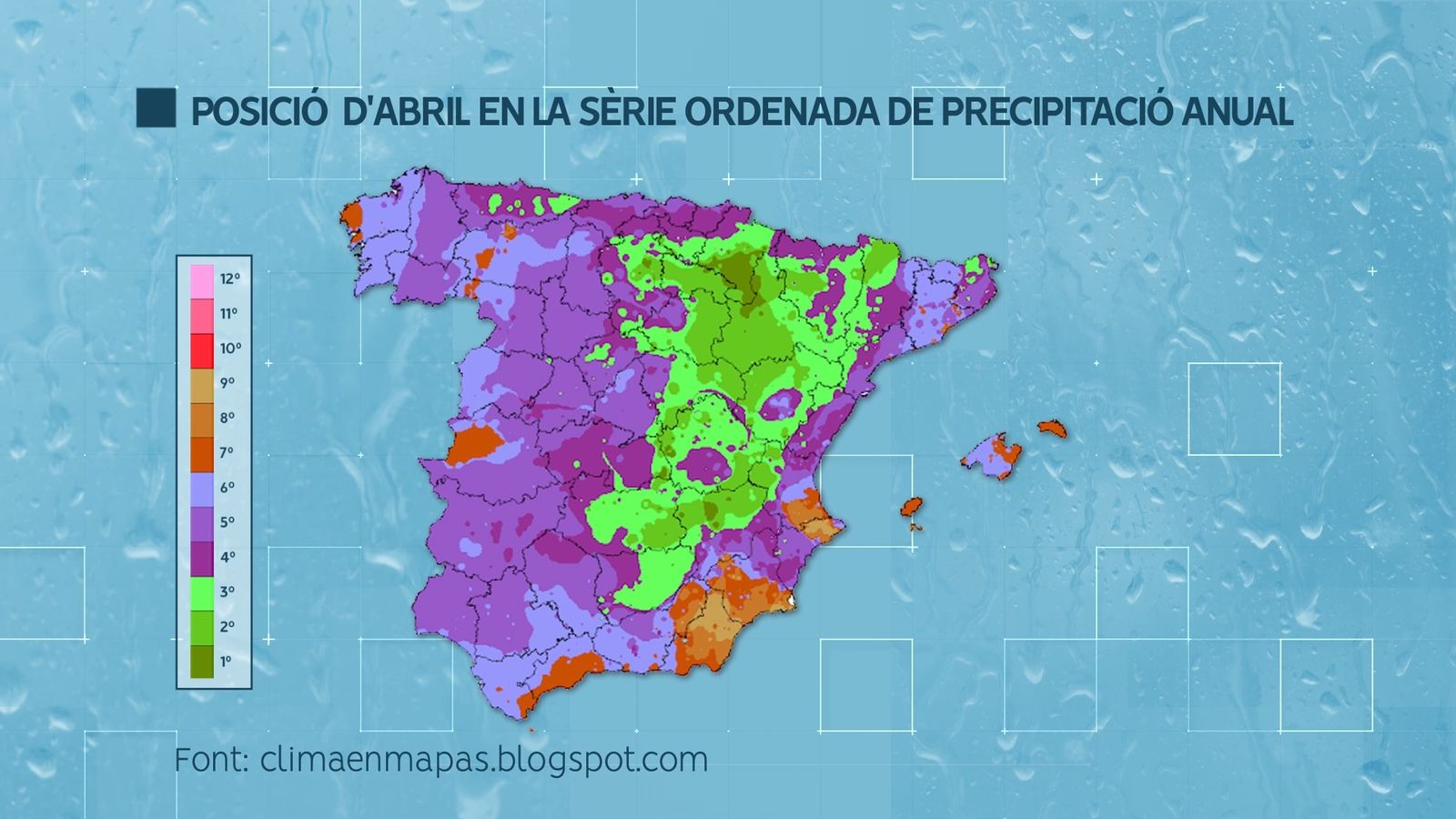 Abril sol ser dels mesos més plujosos a Espanya